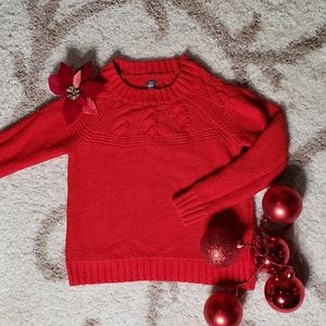 Red AERIE Soft Knit Sweater. Long sleeve. Women's size Medium.
